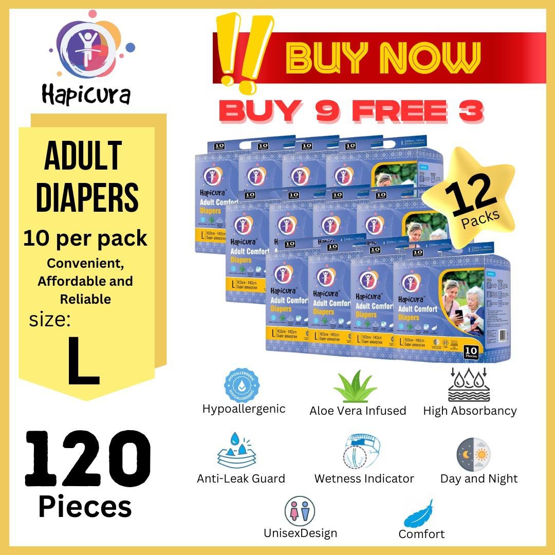 abab5dac1ed119a34e7bb5f772cc506a-1.jpg Hapicura Adult Diaper Bundle Deals (12 packs) – Large - Image 1