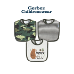 Gerber Boys Bear Bibs 3pcs - Image 6