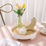Harii Potter White Round Tray - Image 5