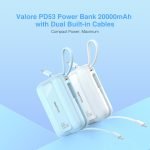 Valore 20000MaH Ultra Fast Chg P/Bank W C&L Cables - Image 3