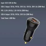 Ldnio QC Super-Fast Car Charger  60W PD C103 - Image 5
