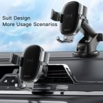 YESIDO Car Phone Holder With 15W Qi Wireless Charging C123 - Image 2