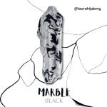 Laura Hijab Marble Black - Image 3