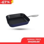 Neoflam Inox Aluminium Grill Pan 28cm