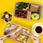 ECO Bamboo 2 Tier Lunch Box – 1200ml - Image 4