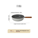 Neoflam FIKA Green Wok with Glass Lid 26cm - Image 3