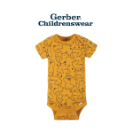 Gerber Fox Short Sleeve Onesies Bodysuits 4pcs - Image 3