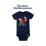 Gerber Fox Short Sleeve Onesies Bodysuits 4pcs - Image 6