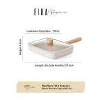 Neoflam FIKA Reserve Brunch Pan with Glass Lid 29cm - Image 3