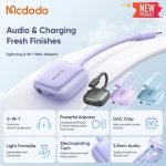 Mcdodo Lightning 2in1 DAC Adapter CA-2741 - Image 6