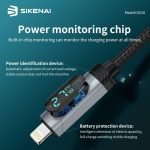 SIKENAI 1M Fast Charging Cable Type-C to Lightning SX-16 - Image 4