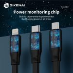 SIKENAI 3 in 1 Flat Retractable Storage Cord Cable SE-07 - Image 5