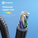 SIKENAI 1.2M 66W Fast Charging Cable Type-C to Type-C CX-60 - Image 5