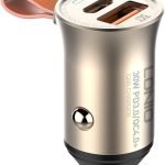 LDNIO C509Q 30W ULTRA Mini Zinc Alloy Shell Car Charger