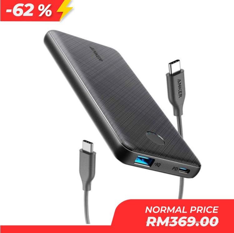 f4776cbb1be0994cd9b488572fc4e6e8.jpg Anker A1287H11 PowerCore Essential 20000MAh Power Bank Black - Image 1
