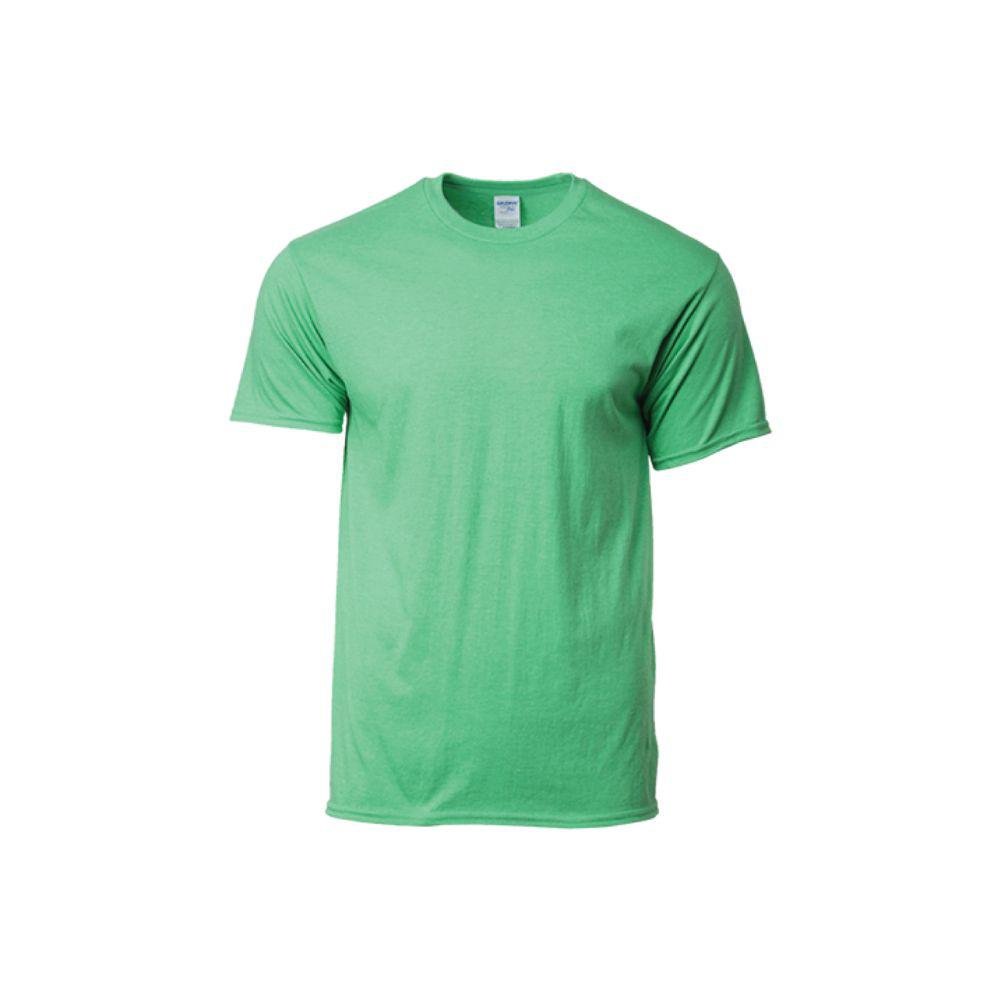 fd06b875eae6a84b909333d4c1808c48-2.jpg GILDAN Premium Cotton T-Shirt – Heather Irish Green - Image 1