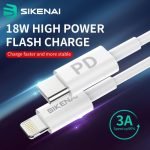 SIKENAI 1M Flash Charging Cable Type-C to Lightning CX-1 - Image 2